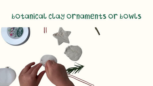 Tutorial: Botanical Clay Ornaments or Bowls
