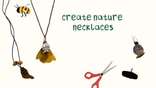 Tutorial: create nature necklaces