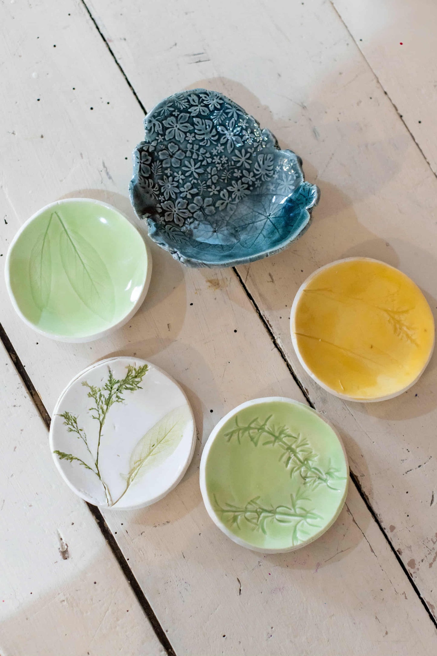 Nature Play + Clay Workshop: Paper Flowers + Leaf Bowls