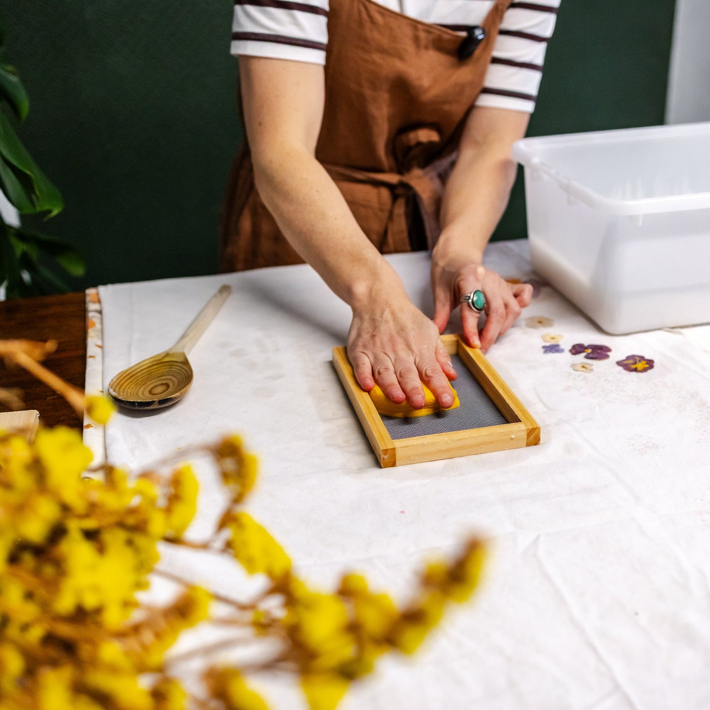 Garden Paper: paper-making course for beginners