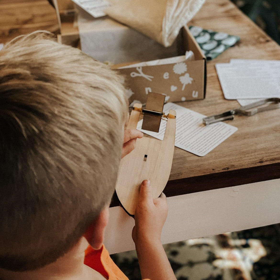 Rubber-band Paddle Boat Kit
