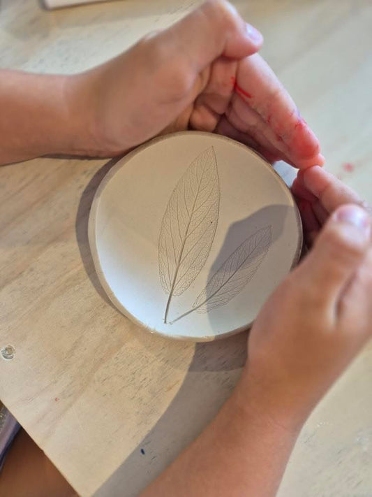 Nature Play + Clay Workshop: Bug Hotel + Clay Leaf Bowls