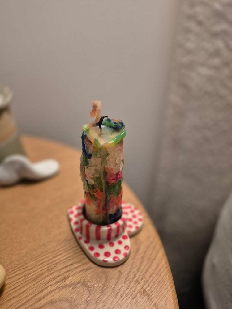 Nature Play + Clay Workshop: Candles + Candle Holder